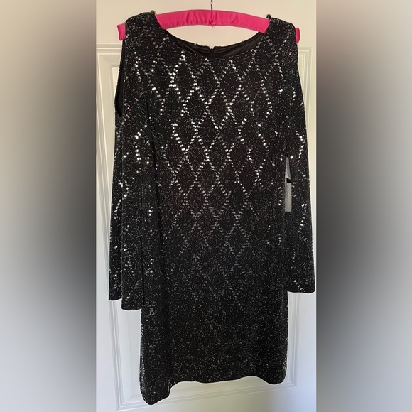 NWT Jessica Howard Cold Shoulder Sheath Dress. Size 8 - Picture 3 of 13